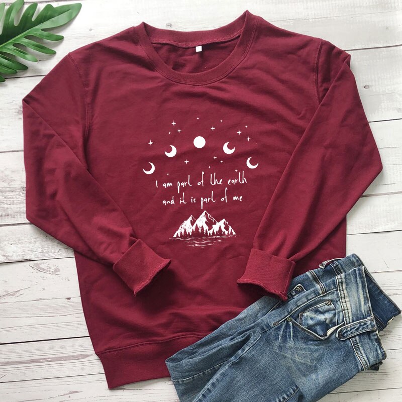 Aesthetic Moon Sweatshirts