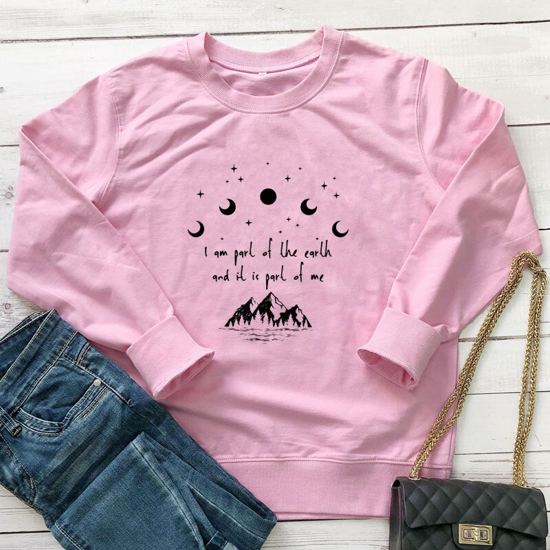 Aesthetic Moon Sweatshirts