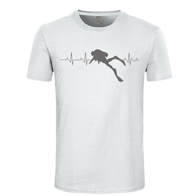 Scuba Dive Heartbeat  T-Shirts