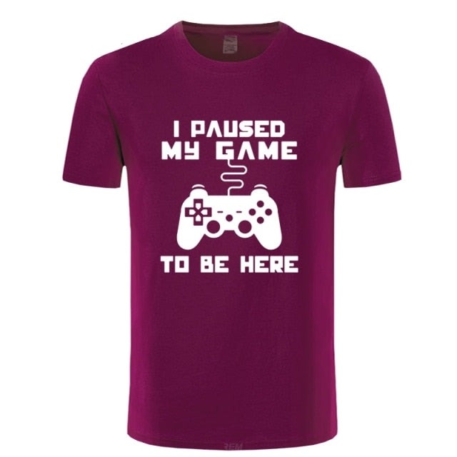 I Paused My Game T-shirt