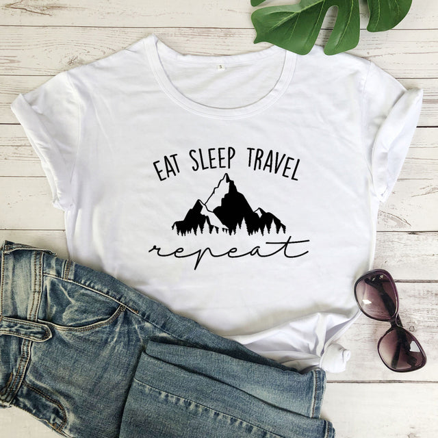 Eat Sleep Travel T-shirt