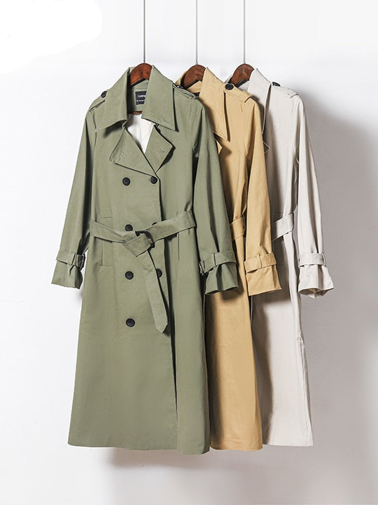 Spring Long Trench Coat