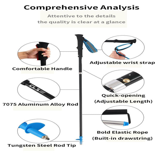 Four-section Trekking Poles
