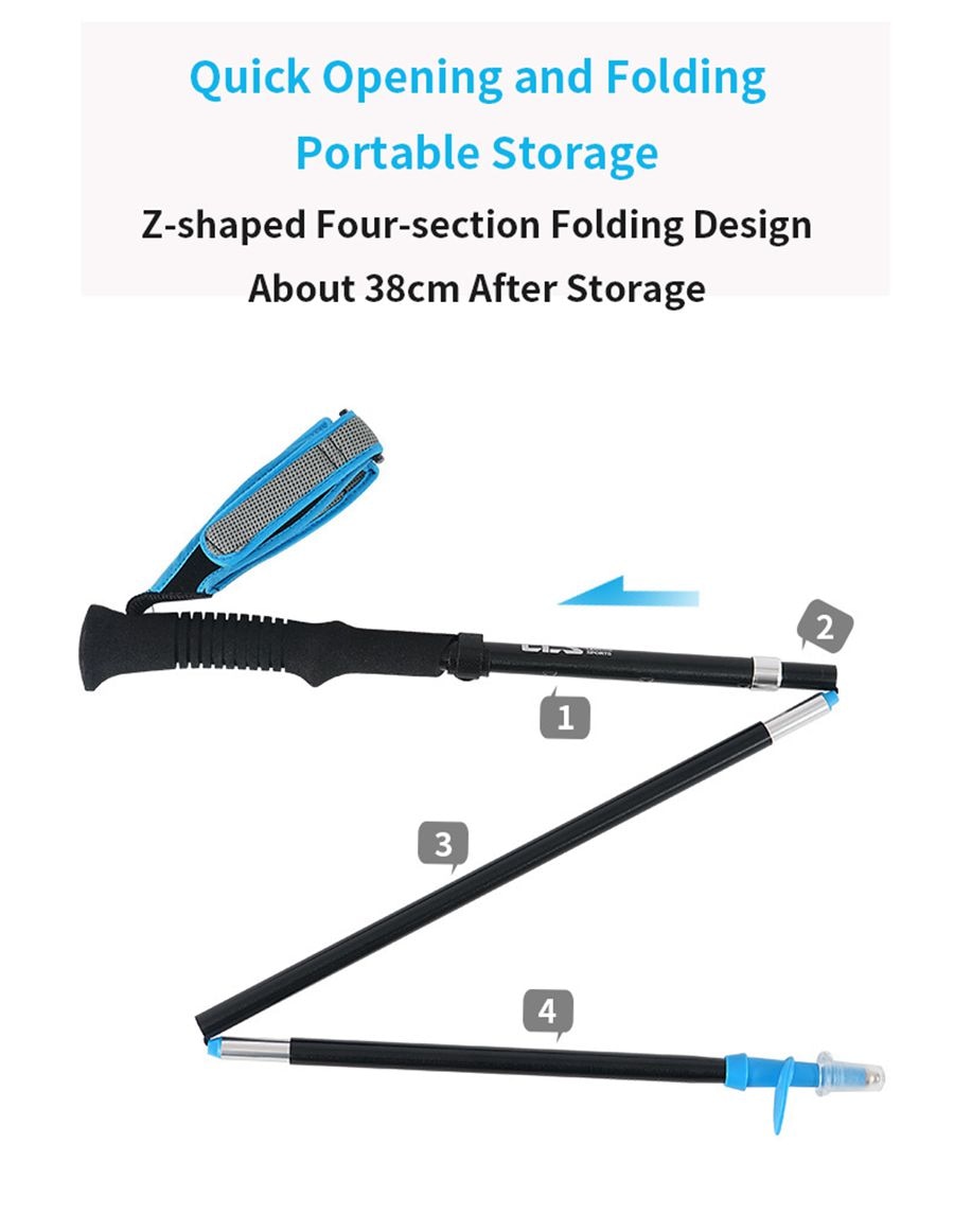 Four-section Trekking Poles