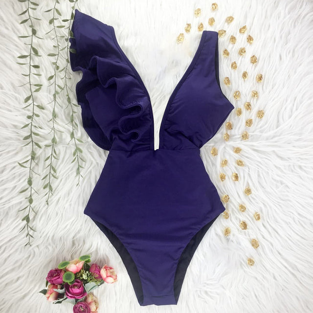 Ruffle  Swimsuit