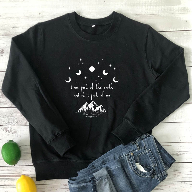 Aesthetic Moon Sweatshirts