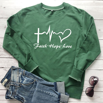 Faith Hope Love Sweatshirt