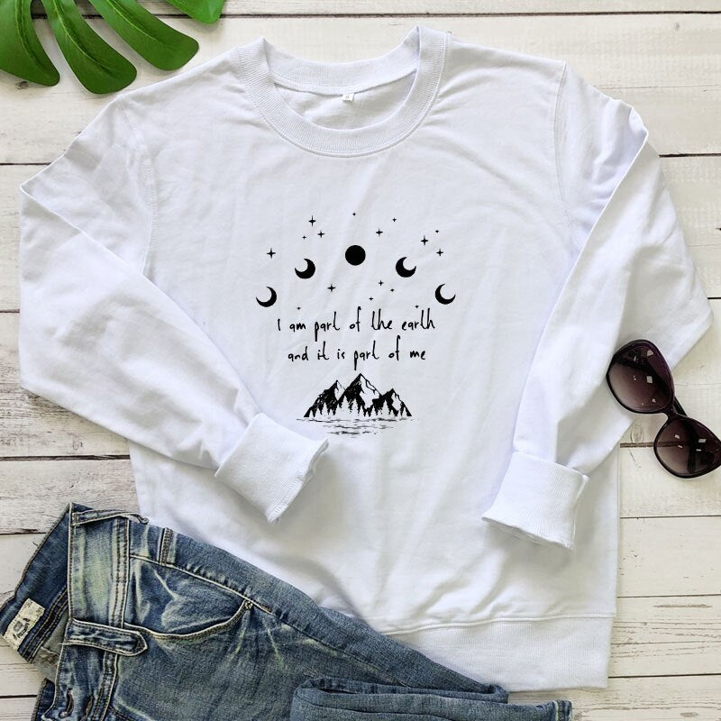 Aesthetic Moon Sweatshirts