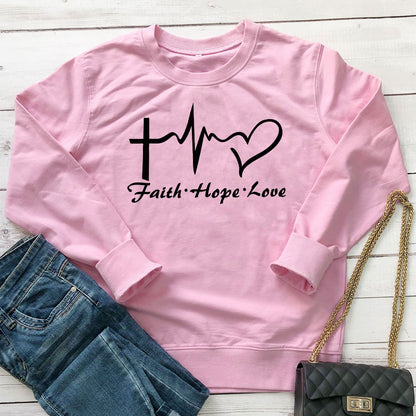 Faith Hope Love Sweatshirt