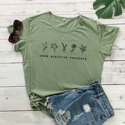 Grow Positive Thoughts T-shirt