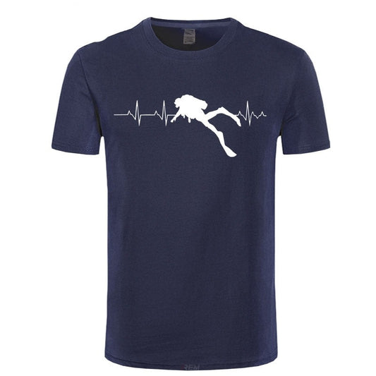 Scuba Dive Heartbeat  T-Shirts