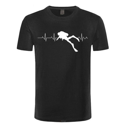 Scuba Dive Heartbeat  T-Shirts