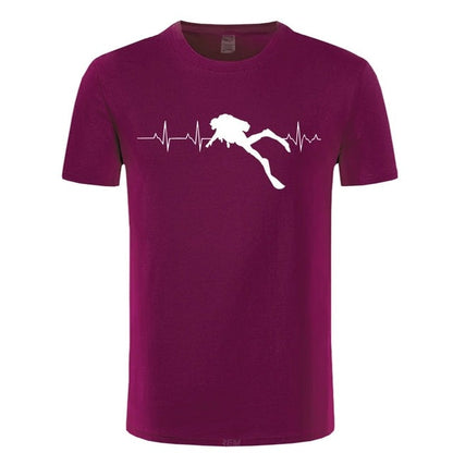 Scuba Dive Heartbeat  T-Shirts