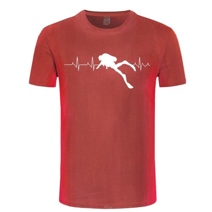 Scuba Dive Heartbeat  T-Shirts