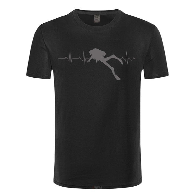 Scuba Dive Heartbeat  T-Shirts