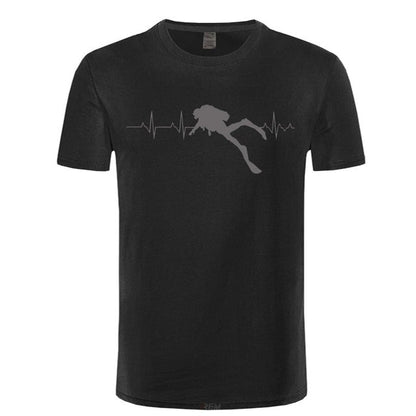 Scuba Dive Heartbeat  T-Shirts