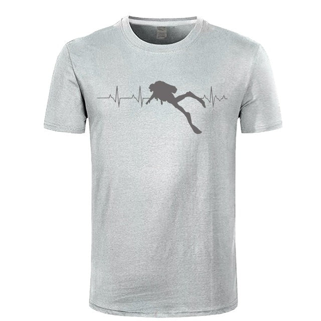 Scuba Dive Heartbeat  T-Shirts