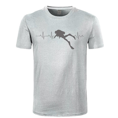 Scuba Dive Heartbeat  T-Shirts