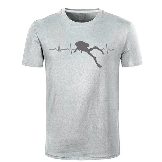Scuba Dive Heartbeat  T-Shirts