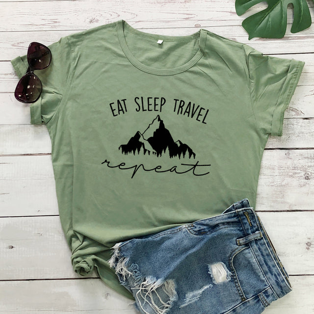 Eat Sleep Travel T-shirt
