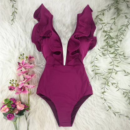 Ruffle  Swimsuit