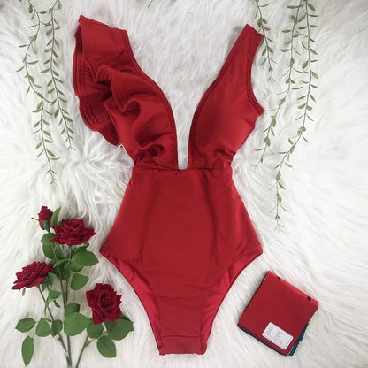 Ruffle  Swimsuit