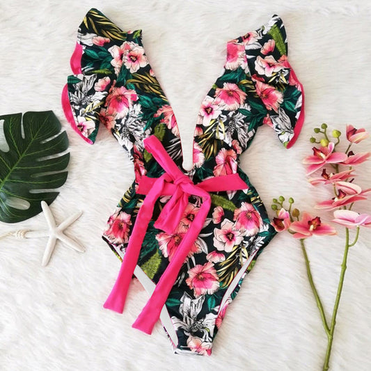 Ruffle  Swimsuit